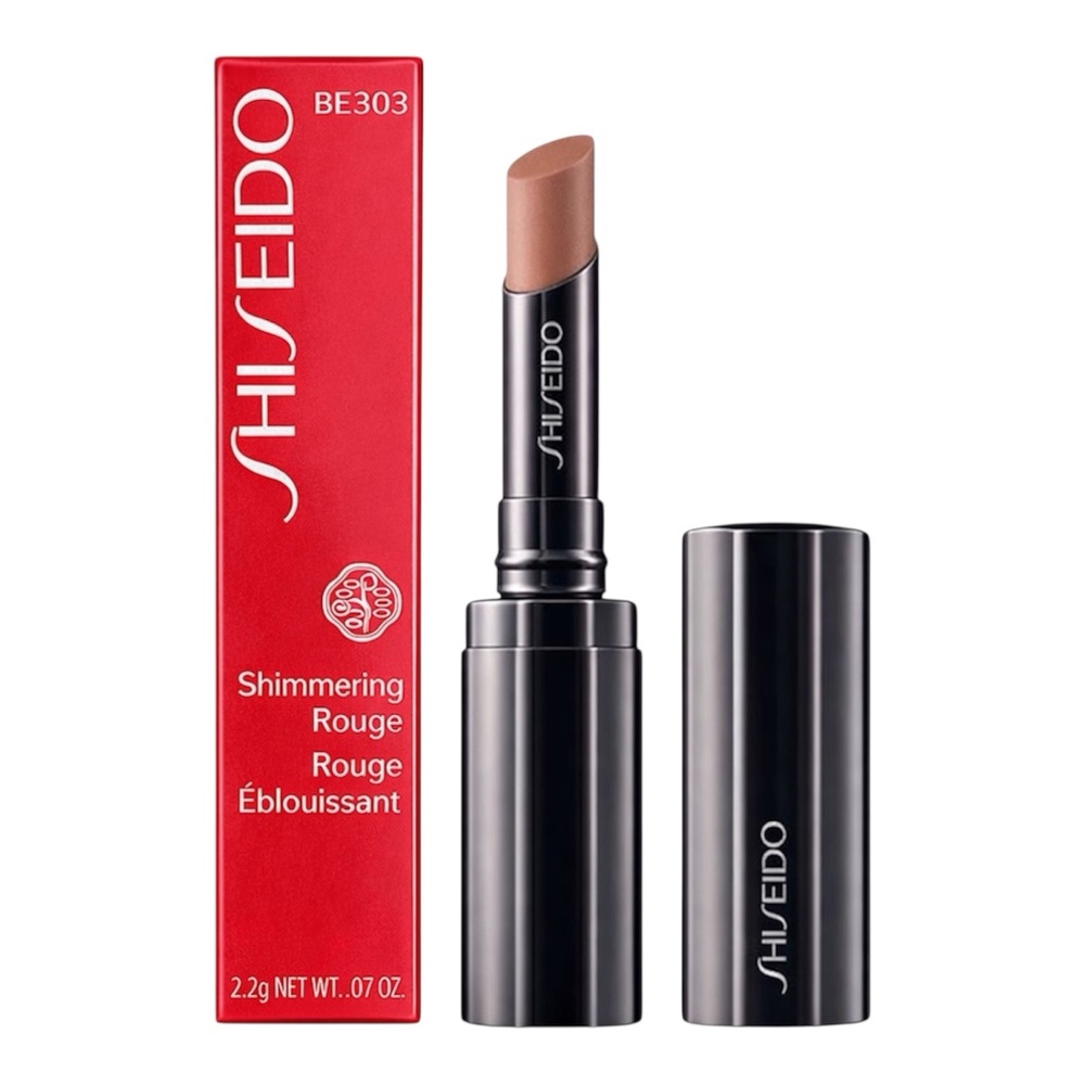 SHISEIDO SHIMMERING ROUGE LIPSTICK IN BE303 - BNIB